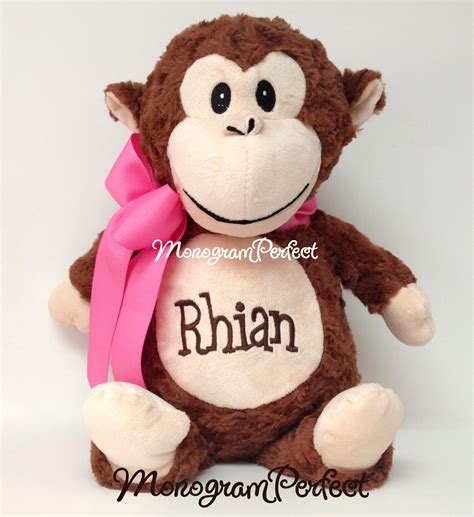 Personalized Monkey Stuffed Animal — MonogramPerfect