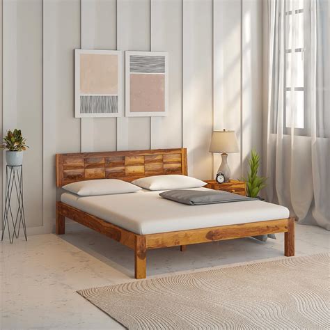 wakeup INDIA Queen Size Wooden Bed | 3 Years Warranty | Arcadia ...