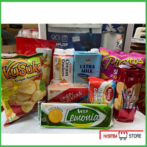Jual PAKET JAJANAN SNACK CEMILAN MURAH (KUSUKA,SUSU,ROMA,PIATOS,DLL ...