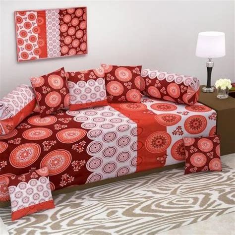 Sofa Cover - Printed Diwan Set Cotton Cover Trader - Retailer from Panipat