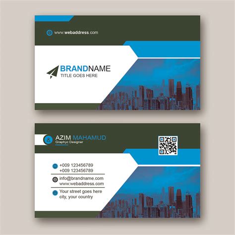 Different type of business cards on Behance
