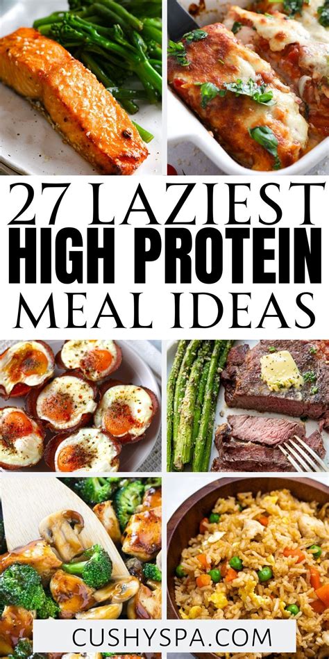 27 Lazy High Protein Meals | High protein recipes dinner, Healthy high ...