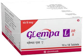 Glempa L 105 Tablet 10 - Uses, Side Effects, Dosage, Price | Truemeds
