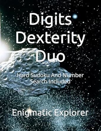 Buy Digits Dexterity Duo: Hard Sudoku And Number Search Included Book ...