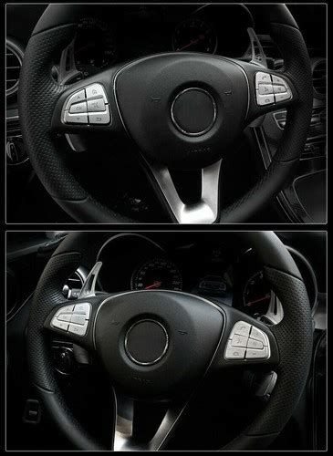 Buy Steering Wheel Button Covers Trim Decoration for Mercedes Benz C ...