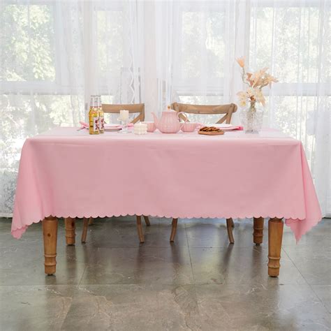 JYFLZQ Pink Rectangle Tablecloth 60''x120'', with Napkins - Walmart.com