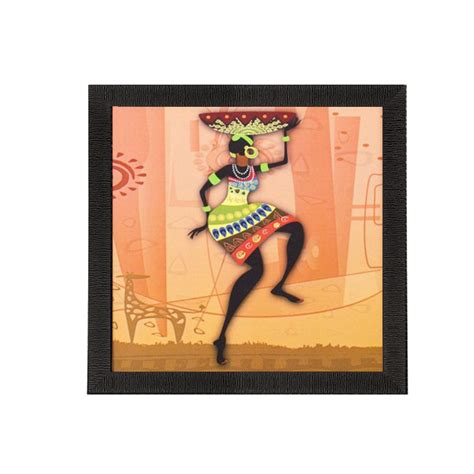 Dancing Woman Satin Matt Texture UV Art Painting - eCraftIndia Online
