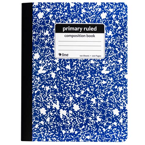 C-Line Primary Ruled Composition Notebook - Blue Marble - Shop ...