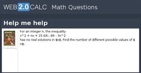 View question - Help me help