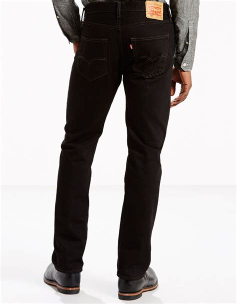 Levi's Men's Regular Fit 501 Black Jeans from Langston’s