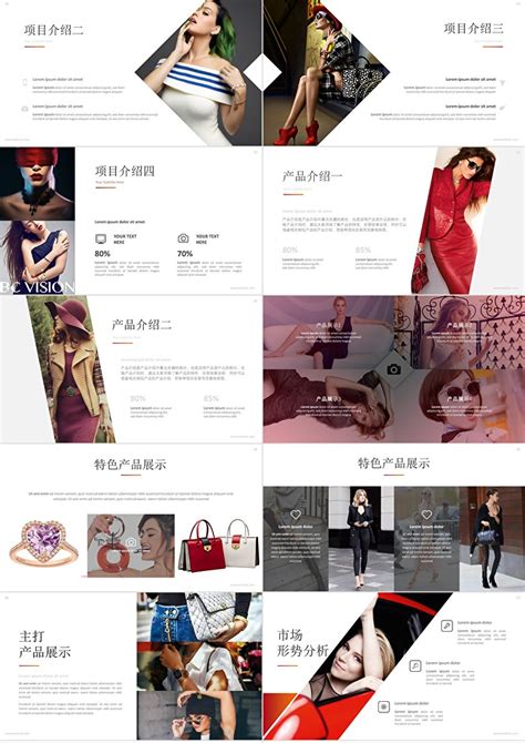 时尚潮牌高端奢侈品品牌宣传营销推广策划动态图文ppt通用模板-卡卡办公