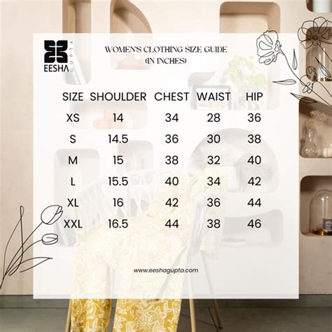 Size Guide – EeshaGuptaStudio