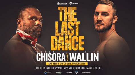 Derek Chisora VS Otto Wallin | Co-Op Live Arena, Manchester, GB ...