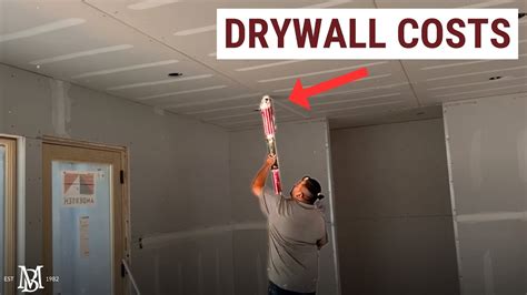 Sheetrock Drywall Cost: Everything You Need To Know - YouTube