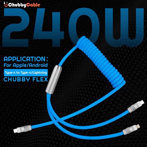 "Chubby Flex" 2 In 1 Spring Fast Charging Cable – Chubbycable