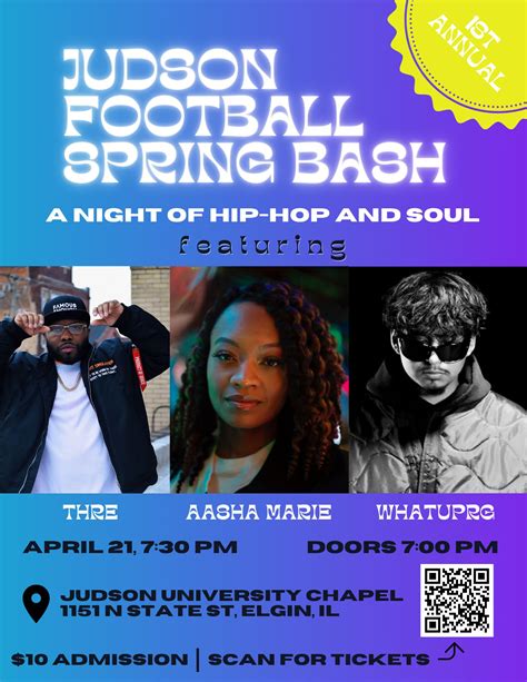 Judson Football Spring Bash on Friday, April 21 – Campus News | Judson ...