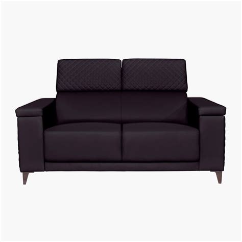 Buy Spectra Faux Leather 2-Seater Sofa - Brown from Home Centre at just ...