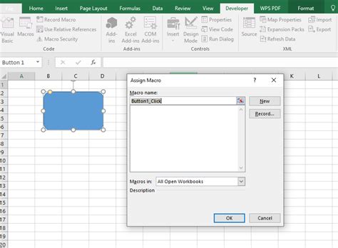 Image result for Excel Button Creation