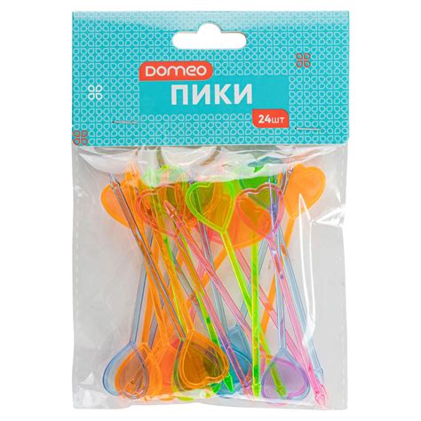 Пики-сердечки декоративные DOMEO 24 шт. 8,3 см — купить в интернет ...