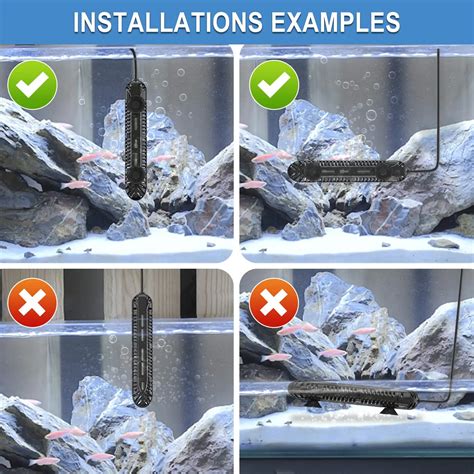 500w Fish Tank Heater With Led Digital Display & 5 Safety Protection ...