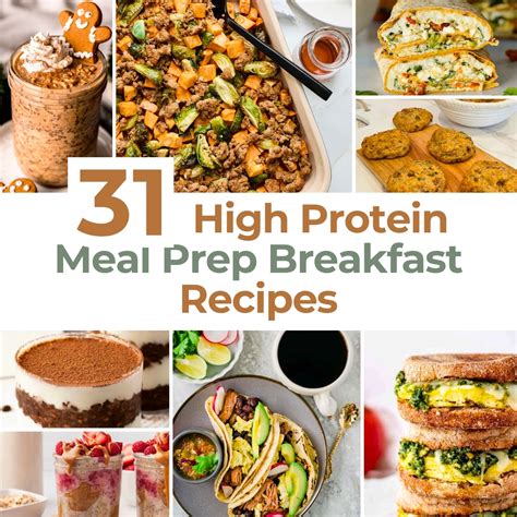 31 High Protein Meal Prep Breakfast Recipes - Graciously Nourished