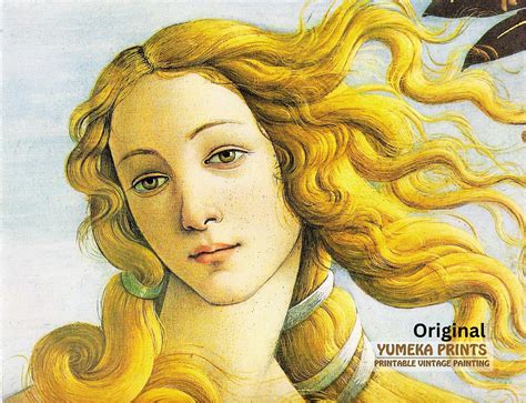 The Face of Venus by Sandro Botticelli - the Birth of Venus (1484–1486) | Iconic Renaissance Art ...