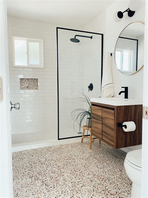 Terrazzo Floor Tile Bathroom