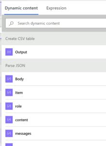 Power Automate JSON Expression 的图像结果
