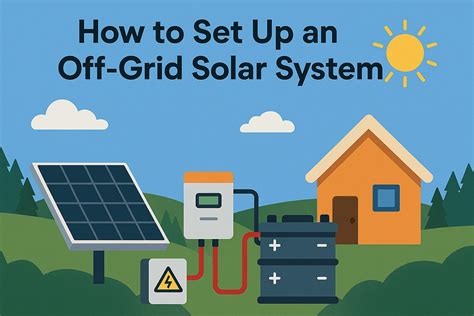 Image result for Off-Grid Solar System Setup