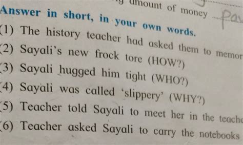 Answer in short, in your own words. The history teacher had asked them t..