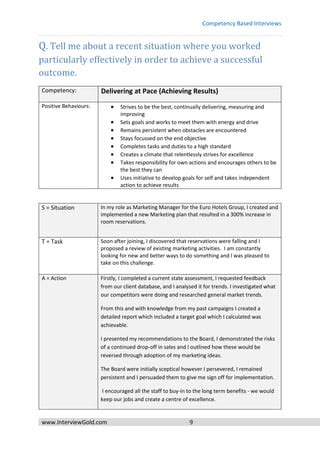 Image result for Un Competency Based Interviews Example of Answers