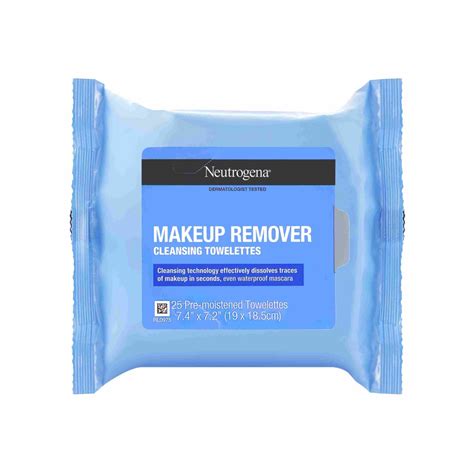 Neutrogena MakeUp Remover Cleansing Towelettes 25pcs | NEUTROGENA®