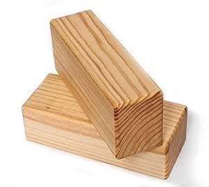Wooden Yoga Block, Pure Natural pine Wood Handstand Block, Support ...
