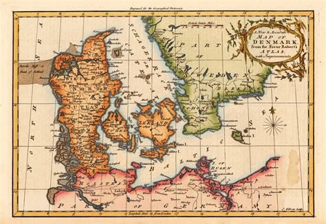 Map Of Denmark In 1800 S