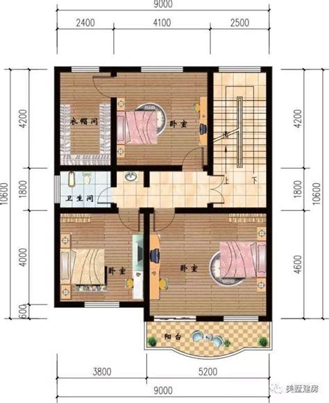 100平米两层小别墅设计图，农村自建推荐_二层别墅设计图_鲁班设计图纸官网