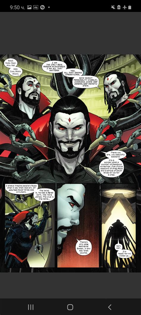 What exactly does Sinister do in these 2 pictures? (And also is the current Sinister that we ...