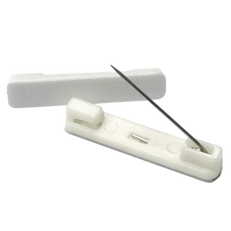 White Safety Pin Bar w/Adhesive ID Badge Crafts (1000 pcs) : Amazon.in ...