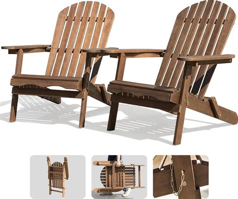 IDZO Outdoor Adirondack Chair Set of 2, India | Ubuy