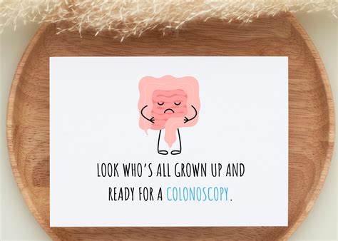 Funny Birthday Card for Colonoscopy Him, Her, Dad, Mom, 45th, 50th ...