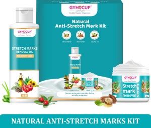 Gynocup Complete Care Solution for Stretch Marks (Cream 50g+ Stretch ...
