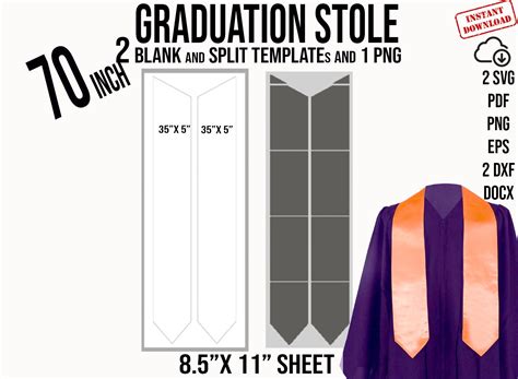 Image result for DIY Graduation Stole Pattern