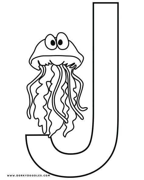 Letter J Directed Drawing at Makayla Hampton blog