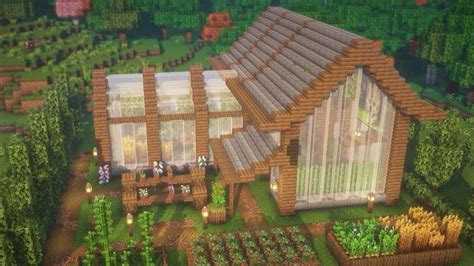 Image result for Minecraft Greenhouse Tutorials Small