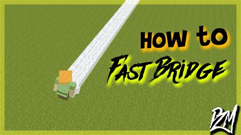 Image result for How to Bridge Fast in Minecraft Java