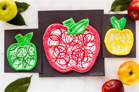 Stunning, Easy Apple Craft for Preschoolers and Kids – Open Edutalk
