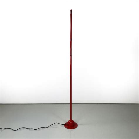 Italian modern red floor lamp Mira by Mario Arnaboldi for Programmaluce ...