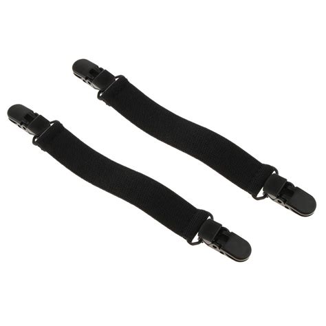 Adjustable Boot Straps Leg Stirrups Elastic Pant Clips for Women Men ...