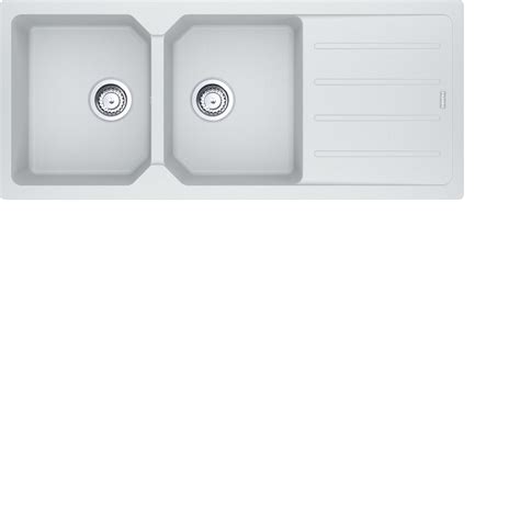 Lavello sopratop 2 vasche FRANKE City 116 x 50 cm | Leroy Merlin