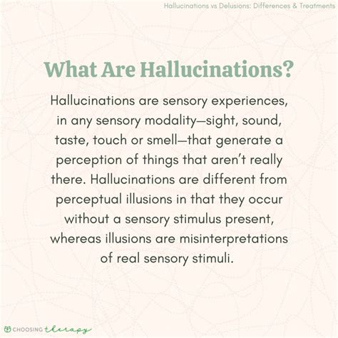 Delusions Vs. Hallucinations: Understanding the Differences