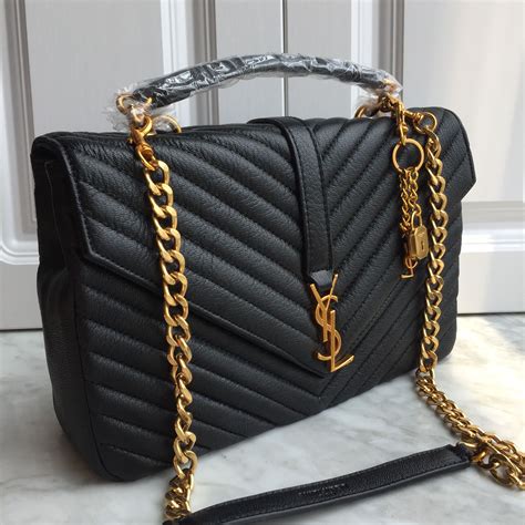 Black And Gold Ysl Crossbody Bag | Paul Smith